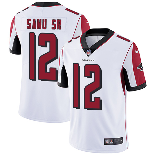 2019 men Atlanta Falcons 12 Sanu Sr white Nike Vapor Untouchable Limited NFL Jersey